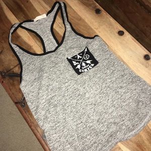 Grey “Happy Camper” tank